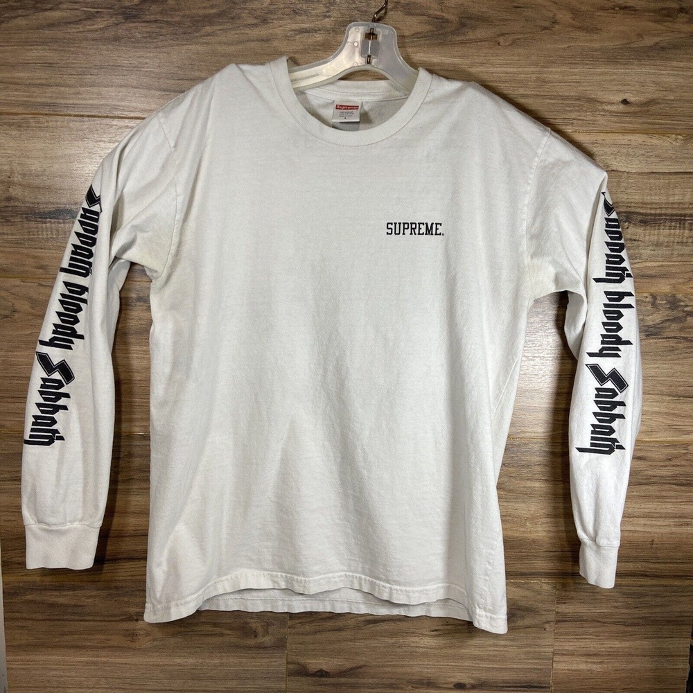 Supreme x Black Sabbath LS Shirt Black Size Large Bloody Sabbath Ozzy 2016 - Picture 1 of 6